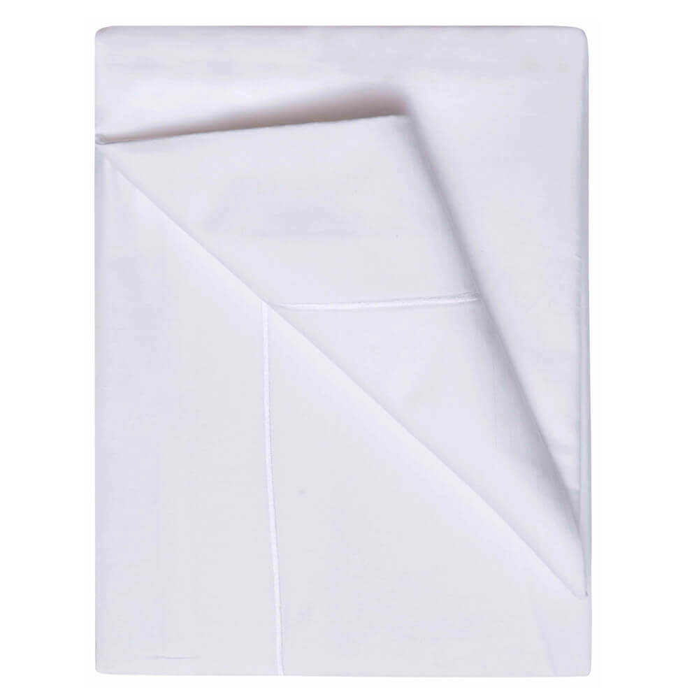 Belledorm White Egyptian Cotton Flat Sheet 1000TC